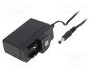 Power supply: switched-mode; mains,plug; 5VDC; 2A; 10W; Plug: none XP POWER