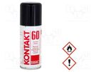 Cleaning agent; KONTAKT60; 100ml; spray; can; red; 0.76g/cm3@20°C KONTAKT CHEMIE