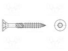 Screw; for wood; 4.5x40; Head: countersunk; Torx®; TX20; zinc BOSSARD