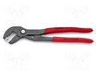 Pliers; for spring hose clamp; 250mm; blister KNIPEX