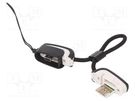 Cable; USB 2.0; USB A plug,USB B mini plug; black GEMBIRD