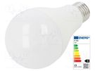 LED lamp; neutral white; E27; 220/240VAC; 1250lm; P: 15W; 200° V-TAC