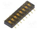 Switch: DIP-SWITCH; OFF-ON; 0.1A/50VDC; Pos: 2; -40÷105°C; SMD; SMS KNITTER-SWITCH