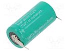 Battery: lithium; 3V; 2/3AA,2/3R6; 1600mAh; non-rechargeable VARTA MICROBATTERY