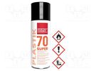 Protective coating; transparent; spray; 400ml; PLASTIK 70 SUPER KONTAKT CHEMIE