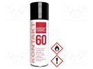 Cleaning agent; KONTAKT60; 200ml; spray; can; red; 0.76g/cm3@20°C KONTAKT CHEMIE