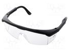Safety spectacles; Lens: transparent; Features: regulated LAHTI PRO