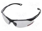 Safety spectacles; Lens: transparent; Resistance to: UV rays LAHTI PRO
