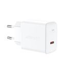 Acefast charger GaN USB Type C 30W, PD, QC 3.0, AFC, FCP white (A21 white), Acefast