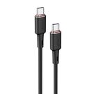 Acefast cable USB Type C - USB Type C 1.2m, 60W (20V / 3A) black (C2-03 black), Acefast