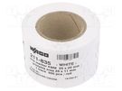 Label; 10mm; 25mm; white; leaded WAGO