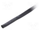 Insulating tube; PVC; black; 6.68mm CYG/KTG
