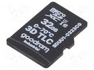 Memory card; industrial; 3D TLC,microSD; UHS I U1; 32GB; 0÷70°C GOODRAM INDUSTRIAL