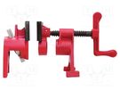 Universal clamp; for steel pipes DN 20/R3/4" or DN 15/R1/2" BESSEY