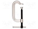 Universal clamp; steel; C; max.50mm; metalworks; 7kN BESSEY