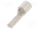 Tip: wire pin; 4.3mm; 10mm2; crimped; for cable; straight; tinned BM GROUP