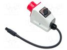 Adapter for three phase sockets; 16A; IEC plug; 265V; IP40 SONEL
