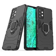 Ring Armor tough hybrid case cover + magnetic holder for Samsung Galaxy A13 5G black, Hurtel