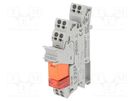 Relay: interface; SPDT; Ucoil: 230VAC; 16A; 16A/250VAC WAGO