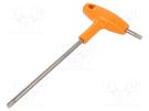 Wrench; hex key; HEX 6mm; stainless steel; Kind of handle: T BETA