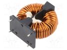 Inductor: wire with current compensation; THT; 7.4mH; 14.2mΩ KEMET