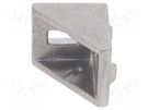 Angle bracket; for profiles; Width of the groove: 5mm; W: 18mm FATH