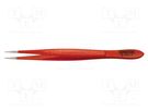 Tweezers; 120mm; Blade tip shape: sharp; universal; tips serrated BERNSTEIN