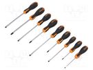 Kit: screwdrivers; Phillips,slot; EVOX; 10pcs. BETA