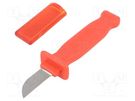Knife; for electricians; for cables; Tool length: 200mm; W: 8mm NWS