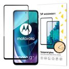 Wozinsky Tempered Glass Full Glue Super Tough Screen Protector Full Coveraged with Frame Case Friendly for Motorola Moto G71 5G black, Wozinsky