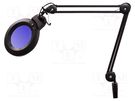 Tool: desktop magnifier with backlight; ESD; 110÷240VAC; 16W INSPEKTEC