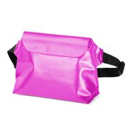 PVC waterproof pouch / waist bag - pink, Hurtel