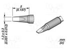 Tip; chisel; 1.3x0.3mm; JBC-AN115-A,JBC-NP115-A,JBC-NT115-A JBC TOOLS