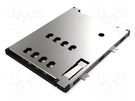 Connector: for cards; Mini SIM; push-push; SMT; gold flash; PIN: 8 Global Connector Technology (GCT)