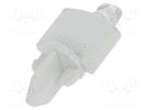 Wing head for cover screw; grey FIBOX