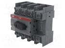 Switch-disconnector; Poles: 4; for DIN rail mounting; 100A; OT ABB