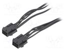Cable; Micro-Fit 3.0; male-male; PIN: 6; 0.6m; 4A; Insulation: PVC ESPE