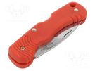 Knife; for electricians; 195mm; Material: stainless steel ERKO