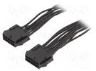 Cable; Micro-Fit 3.0; male-male; PIN: 10; 0.6m; 4A; Insulation: PVC ESPE