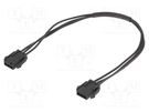 Cable; Micro-Fit 3.0; male-male; PIN: 3; 0.2m; 4A; Insulation: PVC ESPE