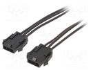 Cable; Micro-Fit 3.0; male-male; PIN: 3; 0.6m; 4A; Insulation: PVC ESPE