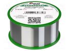Soldering wire; Sn96,5Ag3Cu0,5; 0.5mm; 250g; lead free; reel; 2.5% CYNEL