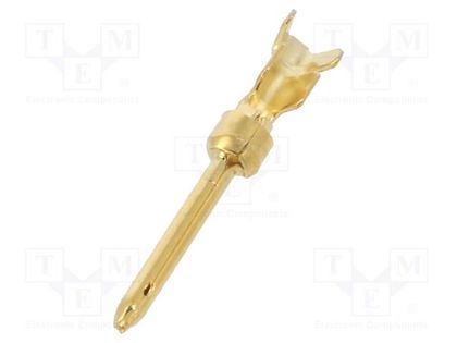 Contact; male; 20; brass; gold-plated; 0.2÷0.6mm2; 24AWG÷20AWG TE Connectivity 66506-9