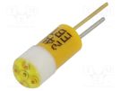 LED lamp; yellow; BI-PIN; 24VDC; -20÷60°C; Mat: plastic; 4.5mm CML INNOVATIVE TECHNOLOGIES