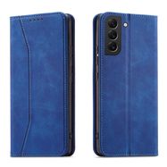 Magnet Fancy Case Case for Samsung Galaxy S22 + (S22 Plus) Pouch Wallet Card Holder Blue, Hurtel