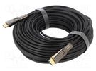 Cable; HDCP 2.2,HDMI 2.0,optical; PVC; 40m; black VCOM