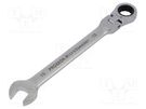 Wrench; combination spanner,with joint; 15mm; MicroSpeeder PROXXON