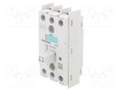 Relay: solid state; 30A; Uswitch: 48÷600VAC; 3-phase; Series: 3RF22 SIEMENS