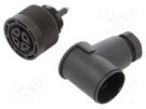 Connector: M18; plug; female; 250V; 4A; IP65; PIN: 4; screw terminal IFM ELECTRONIC