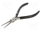 Pliers; half-rounded nose; 145mm C.K